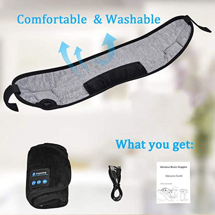 Bluetooth Sleep Mask – Music, Podcasts & Deep Sleep